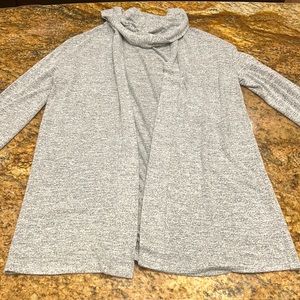 Daily Ritual Gray Open Front Cardigan